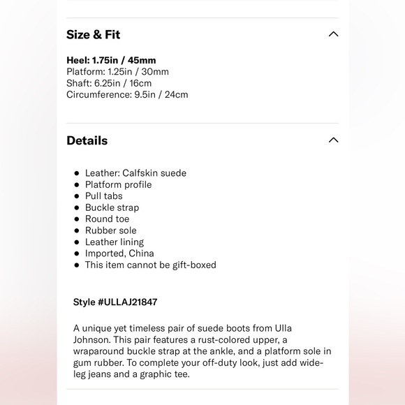 NWT! Ulla Johnson Lennox Ankle Buckle Boot Sz 38 - Picture 5 of 6